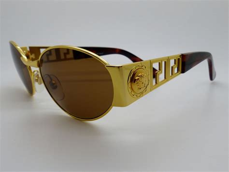 Versace 1980s Vintage Sunglasses 